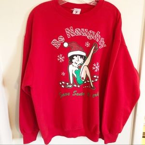 Vintage Betty Boop Christmas Crewneck 